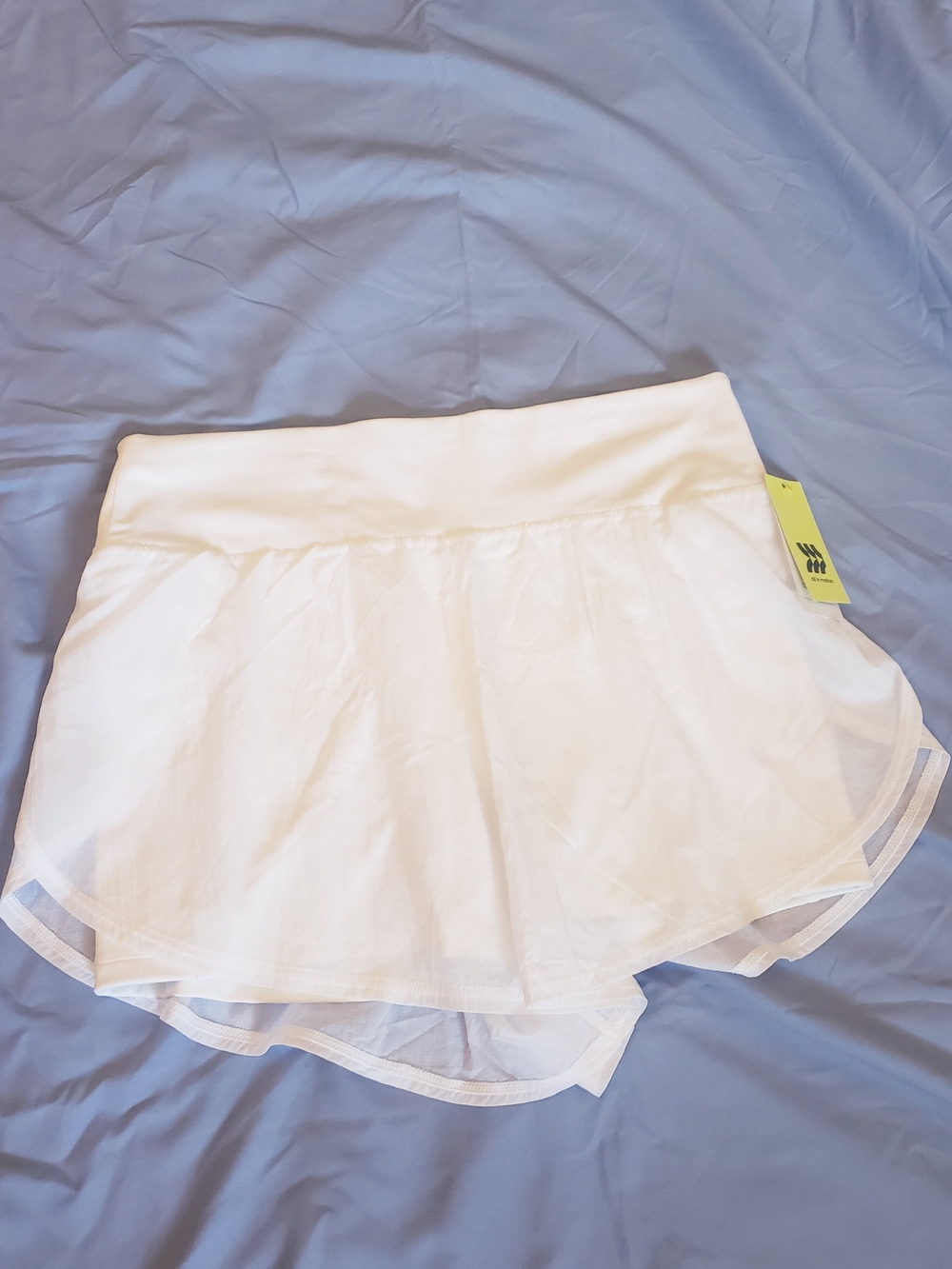 Women’s White All In Motion Athletic Shorts - Picture 1 of 7